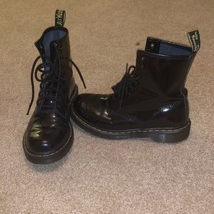 Patent Leather Doc Marten boots